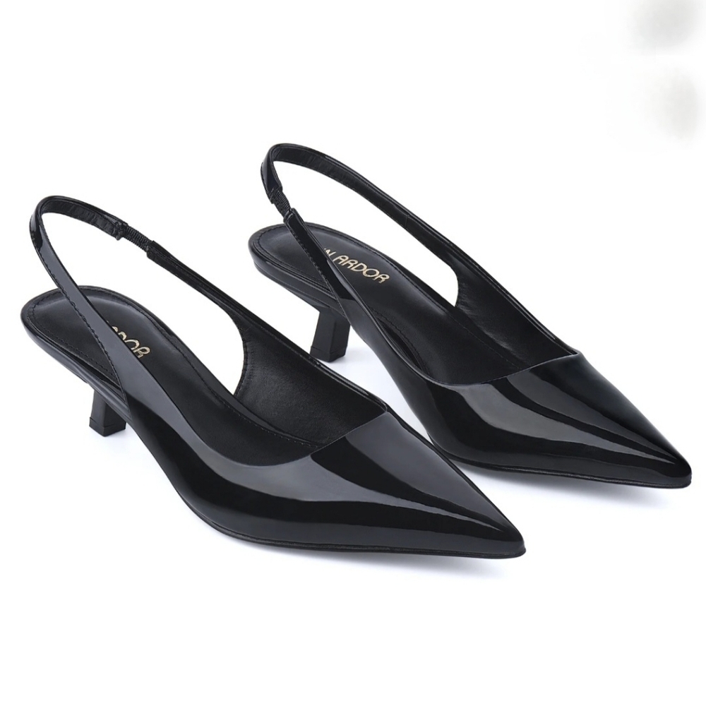 Jenn Ardor | Kitten Heel Patent Leather - Picture 4 of 4